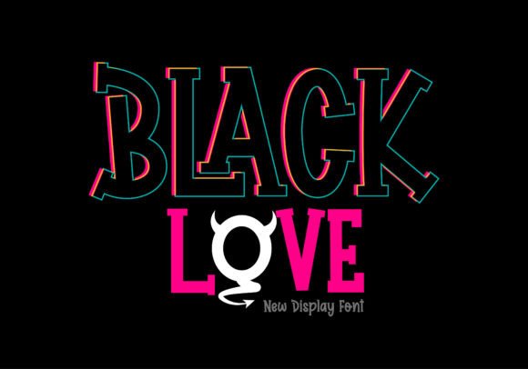 Black Love: A Playful Font That Adds Flair to Any Design