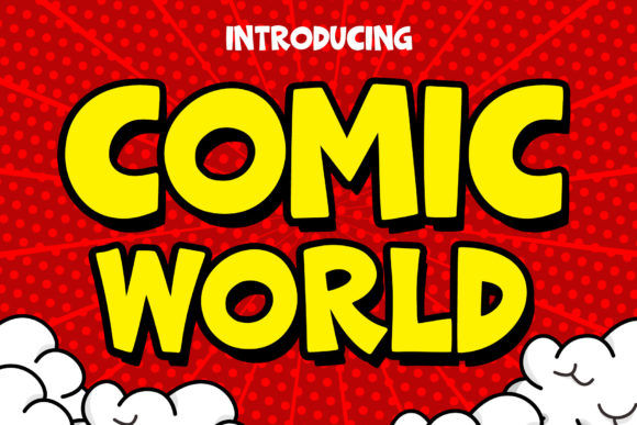 Comic World: The Vintage-Styled Display Font That Adds Drama to Your Designs