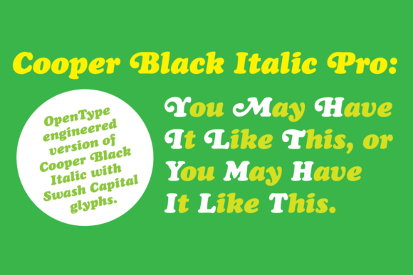 Cooper Black Pro: A Bold, Timeless Typeface for Modern Design