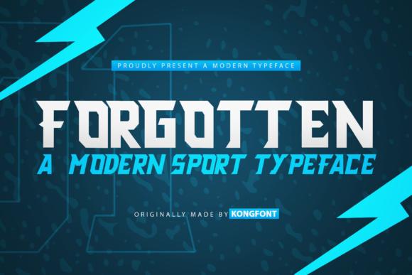 Forgotten: A Whimsical Display Font for Creative Projects