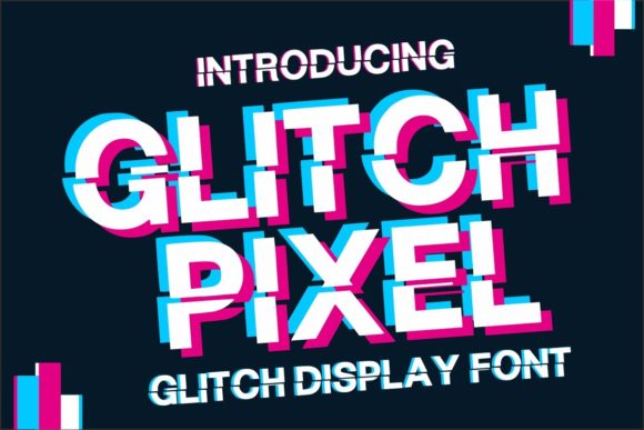 Glitch Pixel Font: A Bold and Dynamic Choice for Modern Design