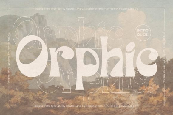 Orphic: A Bold Display Font for Modern Creative Projects