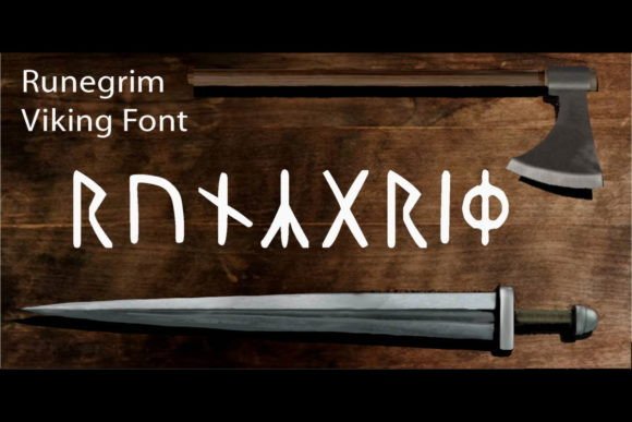Runegrim: A Premium Viking-Inspired Font for Creative Projects