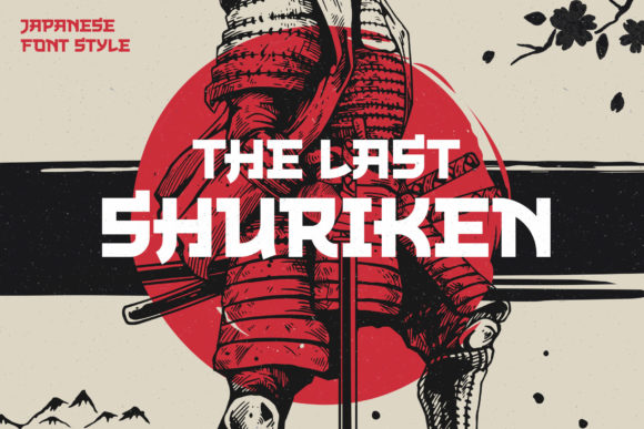 The Last Shuriken: A Bold Font for Modern Japanese-Inspired Design