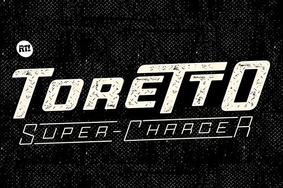 ToreTtO: A Versatile Display Font for Action, Adventure, and Automotive Designs