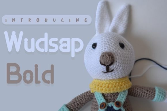 What is Wudsap? A Playful Display Font for Modern Designers and Crafters