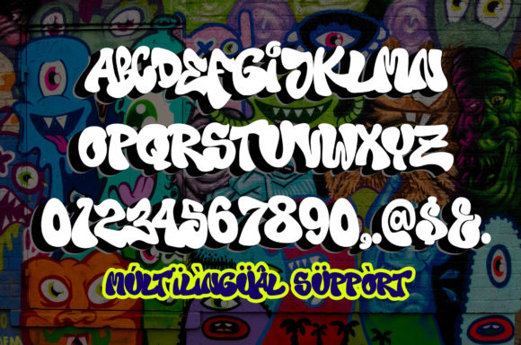 Wild Hustle Graffiti: A Bold Font for Modern Designers