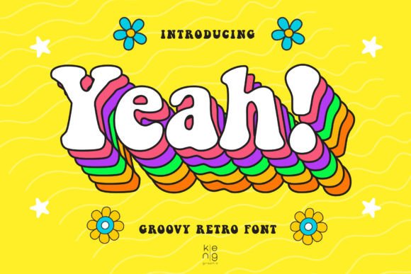 Yeah: A Bold, Youthful Font for Creative Projects
